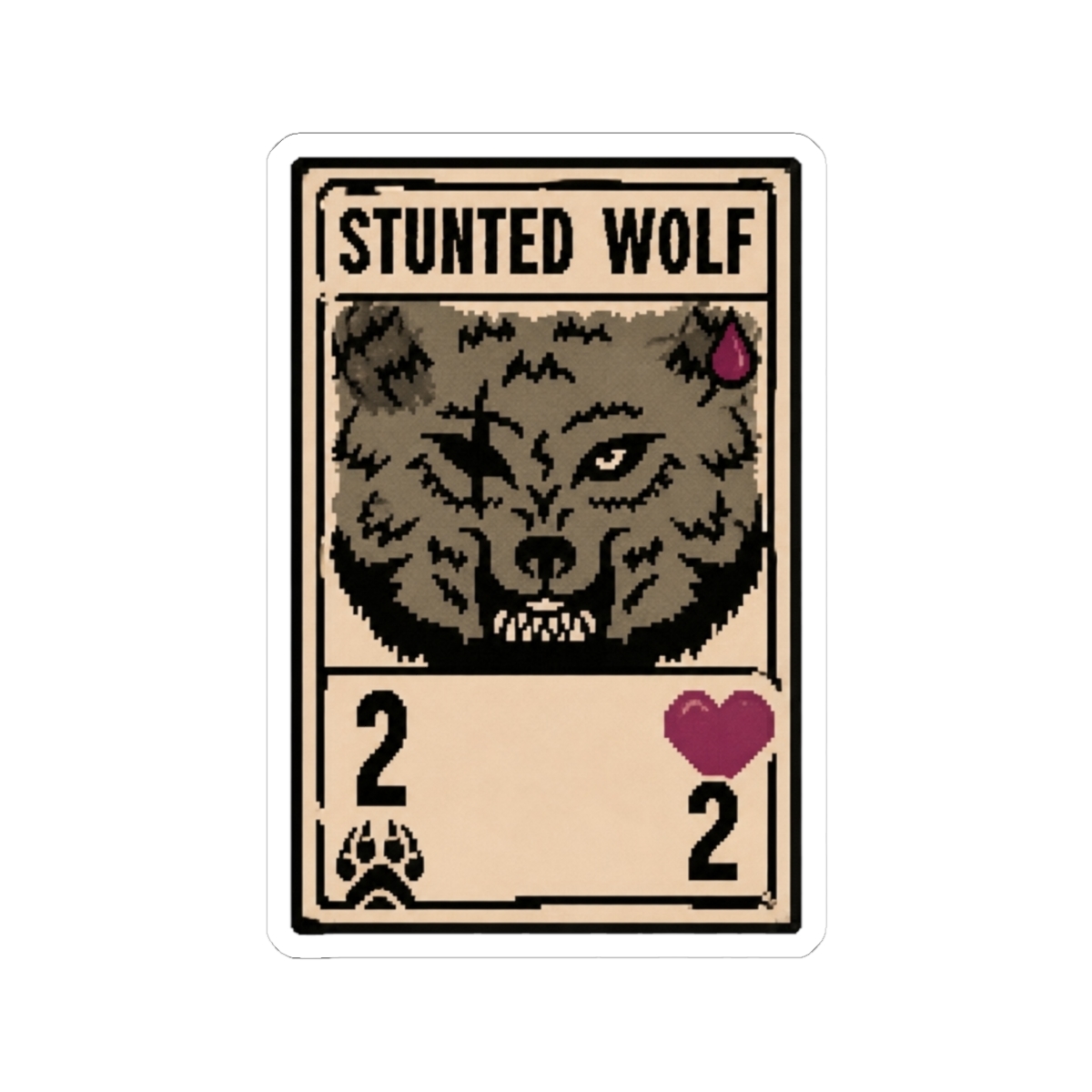 Stunted Wolf Inscryption