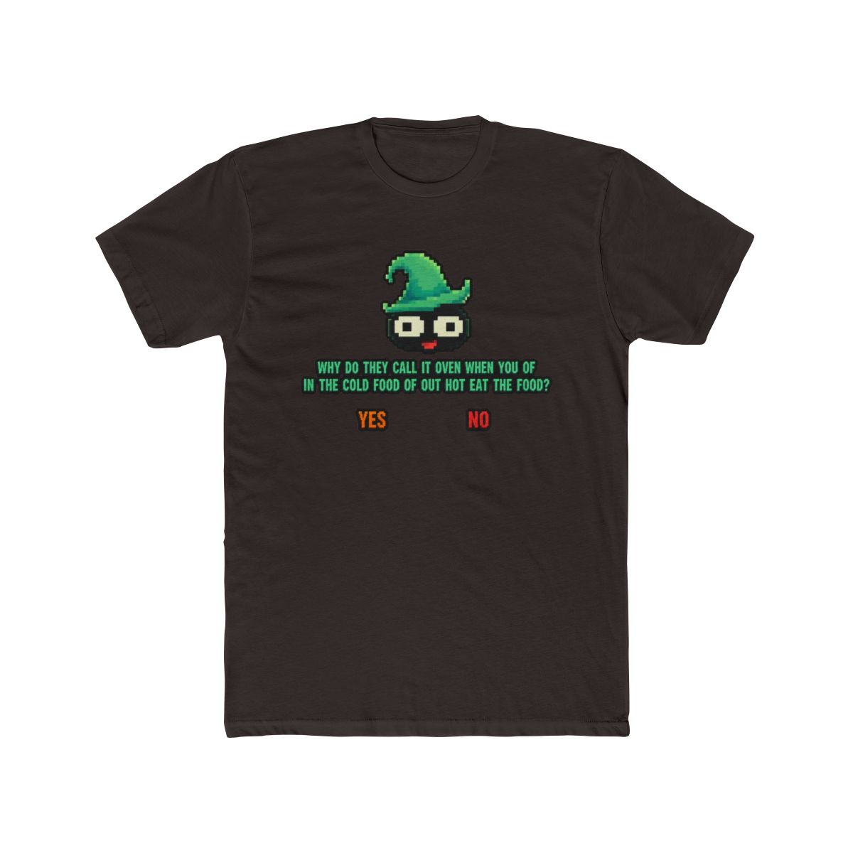 Why do they call it oven? (Lonely Wizard - Inscryption) T Shirt - alternate angle 3, merchandise