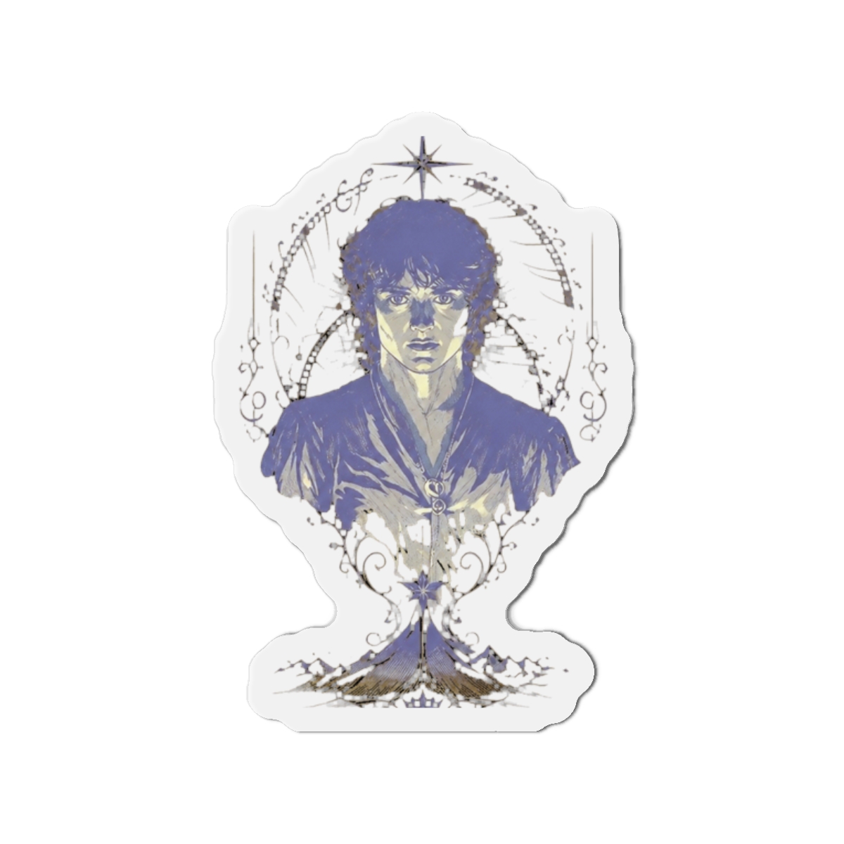 FRODO™ MOUNT DOOM™ Tengwar Inscription Graphic Magnet | Inscryption - Official Creator merchandise