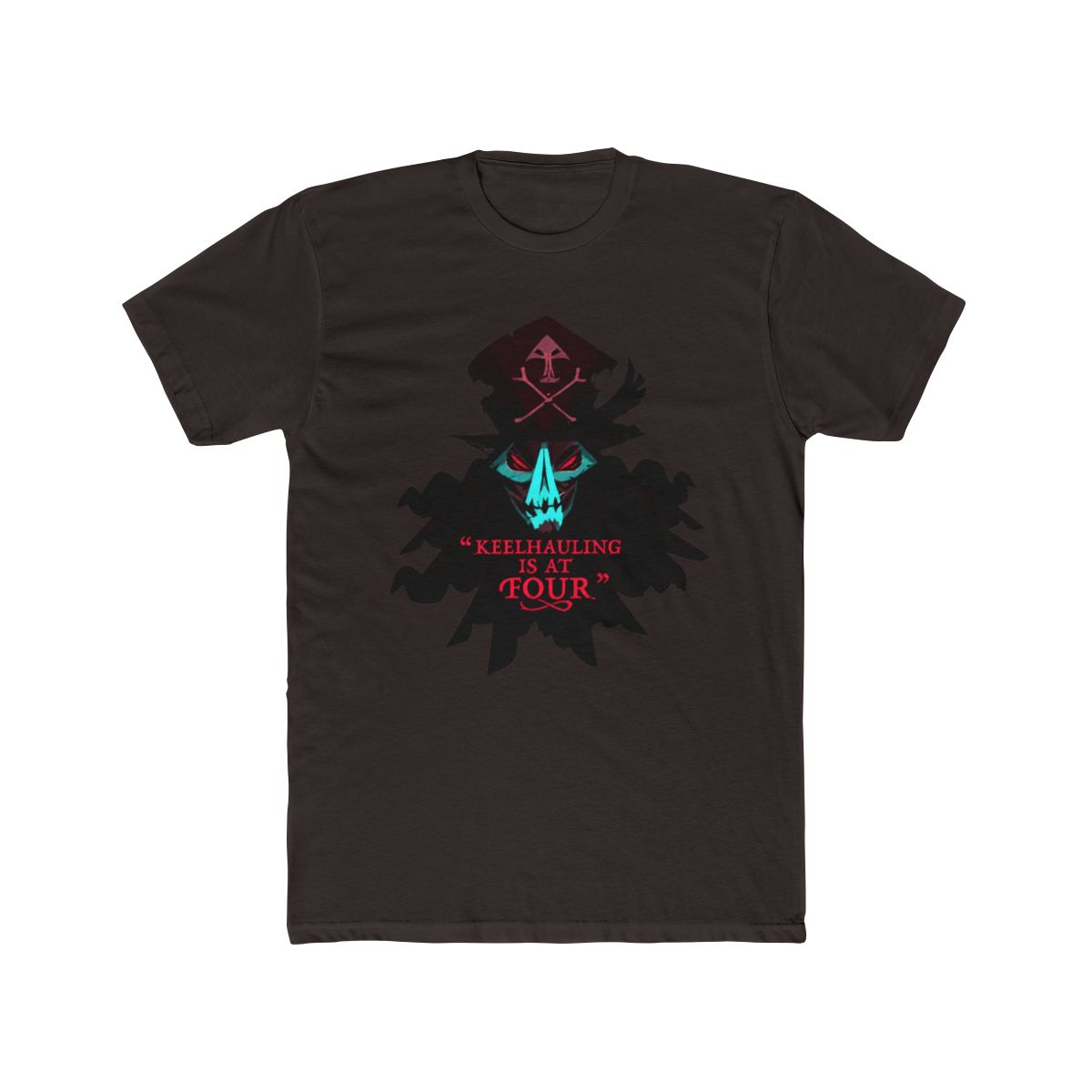 Return to Monkey Island - LeChuck Quote T Shirt (Red) | Inscryption - alternate angle 2, merchandise