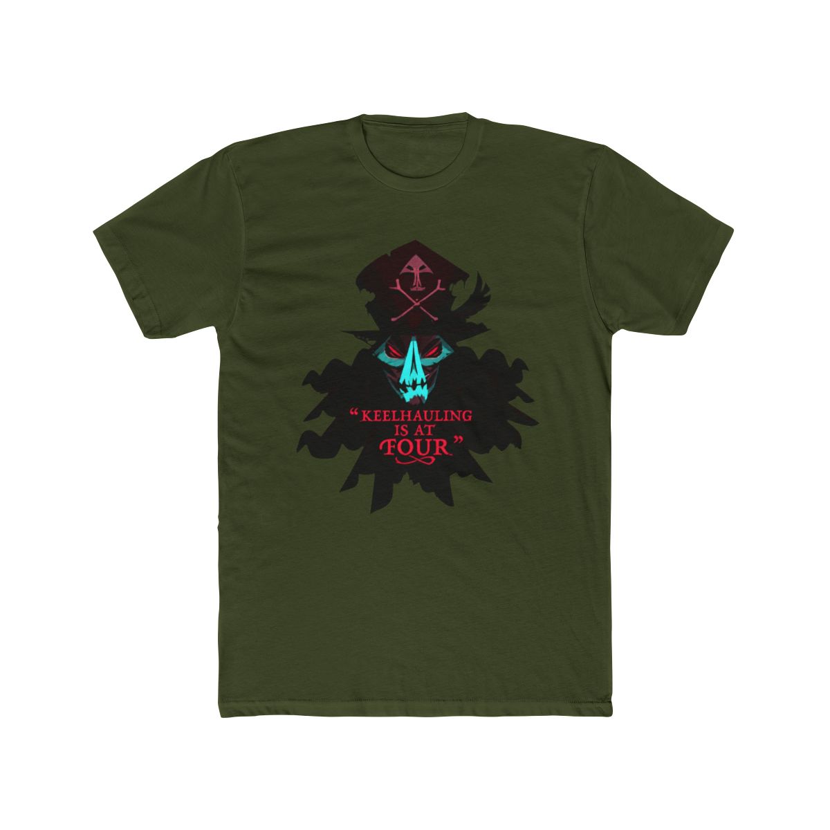 Return to Monkey Island - LeChuck Quote T Shirt (Red) | Inscryption - alternate angle 5, merchandise