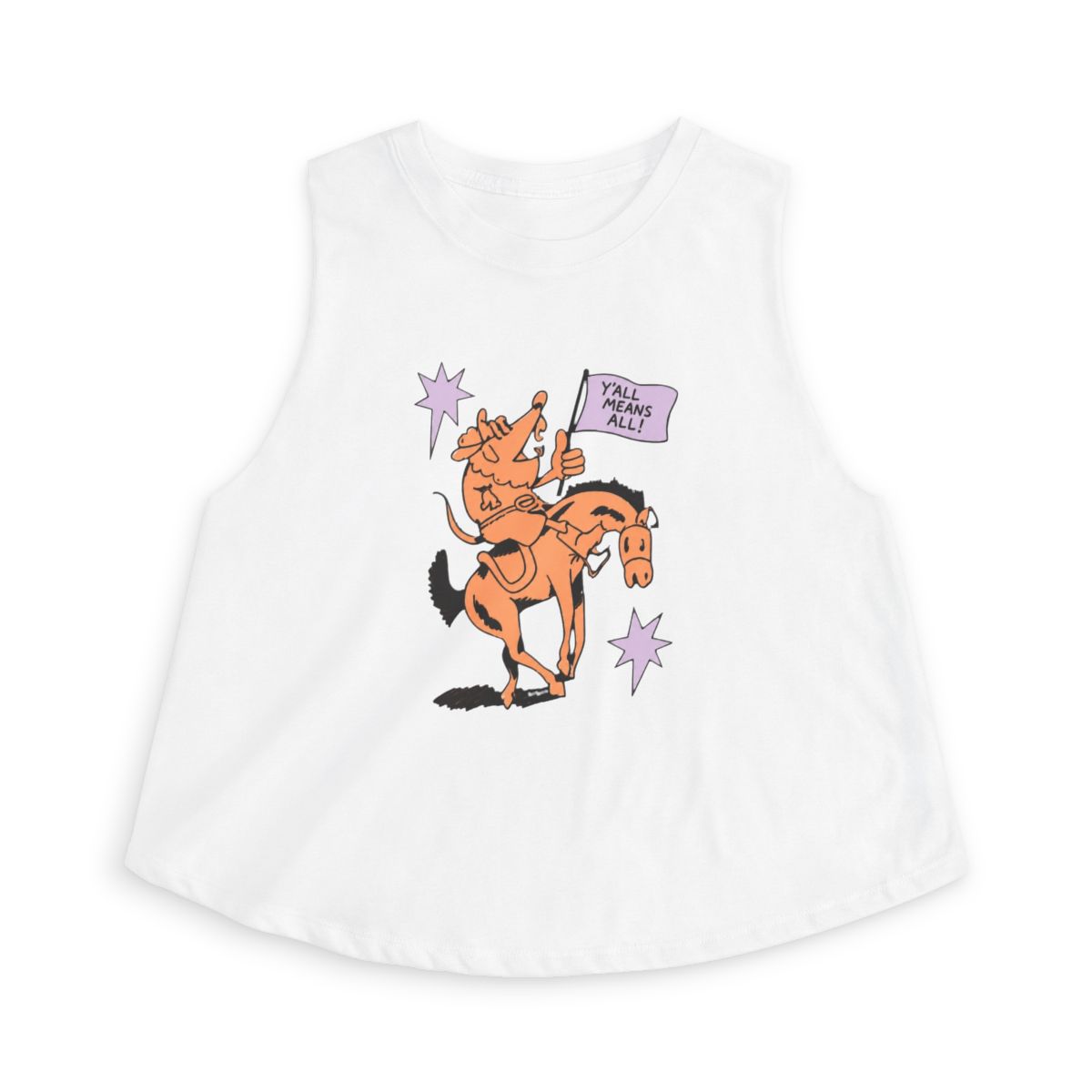 Devolver Y'all Means All Crop Top (Black) | Inscryption - Official Creator merchandise
